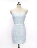 Summer Sexy Dress Solid Color Strap sexy Sequined Short Bella Mia
