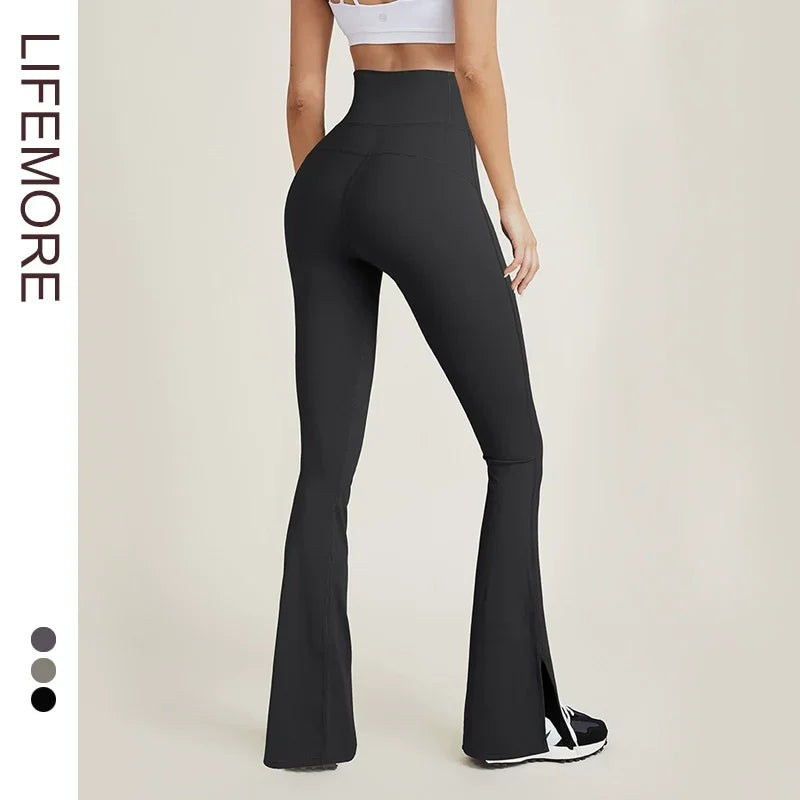 High Waist Flared Yoga Pants Luxlife Brands