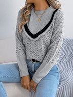 Women Clothing Autumn Winter Fungus Long Sleeve Pullover Bella Mia