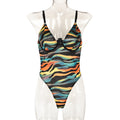 Sexy Jumpsuit Sexy Stripes Summer Beach Jumpsuit with Steel Ring Bella Mia