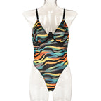 Sexy Jumpsuit Sexy Stripes Summer Beach Jumpsuit with Steel Ring Bella Mia