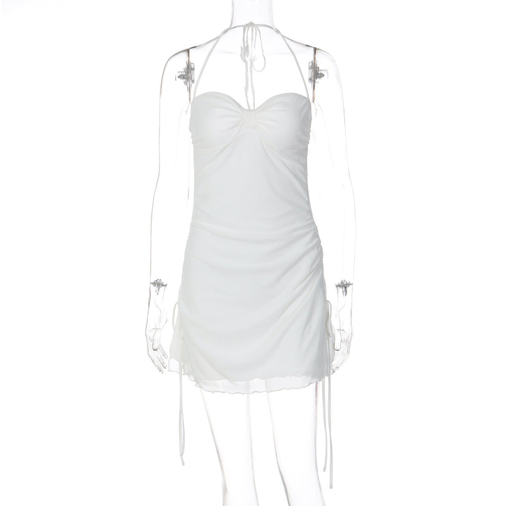 Women Clothing Spring Sexy Halter Strap Skinny Sheath Dress Bella Mia