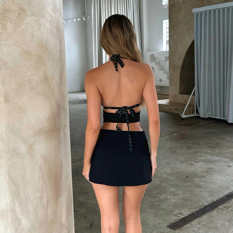 Sexy Slim Fit Hollow Out Cutout Dress Women Spring Sexy Backless Hip Dress Bella Mia