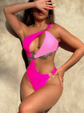 Summer Contrast Color Bikini Sexy Swimsuit One Piece Swimsuit Bella Mia