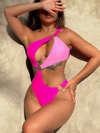Summer Contrast Color Bikini Sexy Swimsuit One Piece Swimsuit Bella Mia
