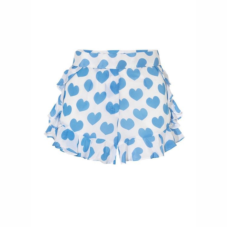 Heart Printing Bow One Piece Swimsuit Women Bella Mia
