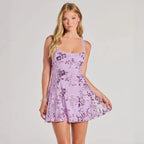 Women Clothing Sequined Cami Dress All Match Dress Bella Mia