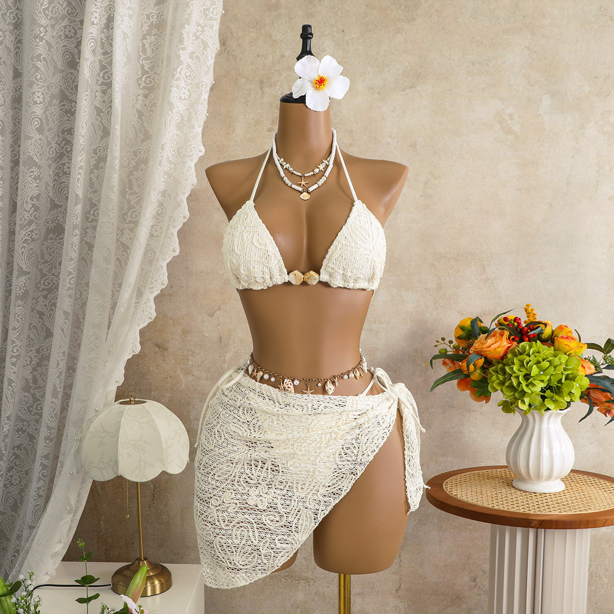 Sexy Island Vacation Sexy Bikini Three Piece Sets Beach Spring Swimsuit Women Bikini Bella Mia
