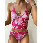 Swimsuit Lady Sexy Printed High Waist Bikini Split Swimsuit Bikini Bella Mia