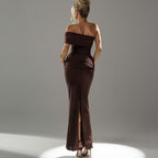 Women Clothing Summer Sexy Backless Slit Slim Dress Women Bella Mia