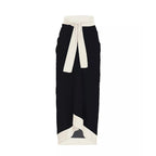 Siamese Conservative Covering Belly Thin Backless Sexy Skirt Swimsuit Women Chiffon Beach Bella Mia