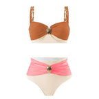 Bikini Three Piece Sets How Many Sexy Swimsuit Women Split Solid Color Swimsuit Bella Mia