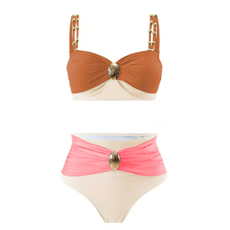Bikini Three Piece Sets How Many Sexy Swimsuit Women Split Solid Color Swimsuit Bella Mia