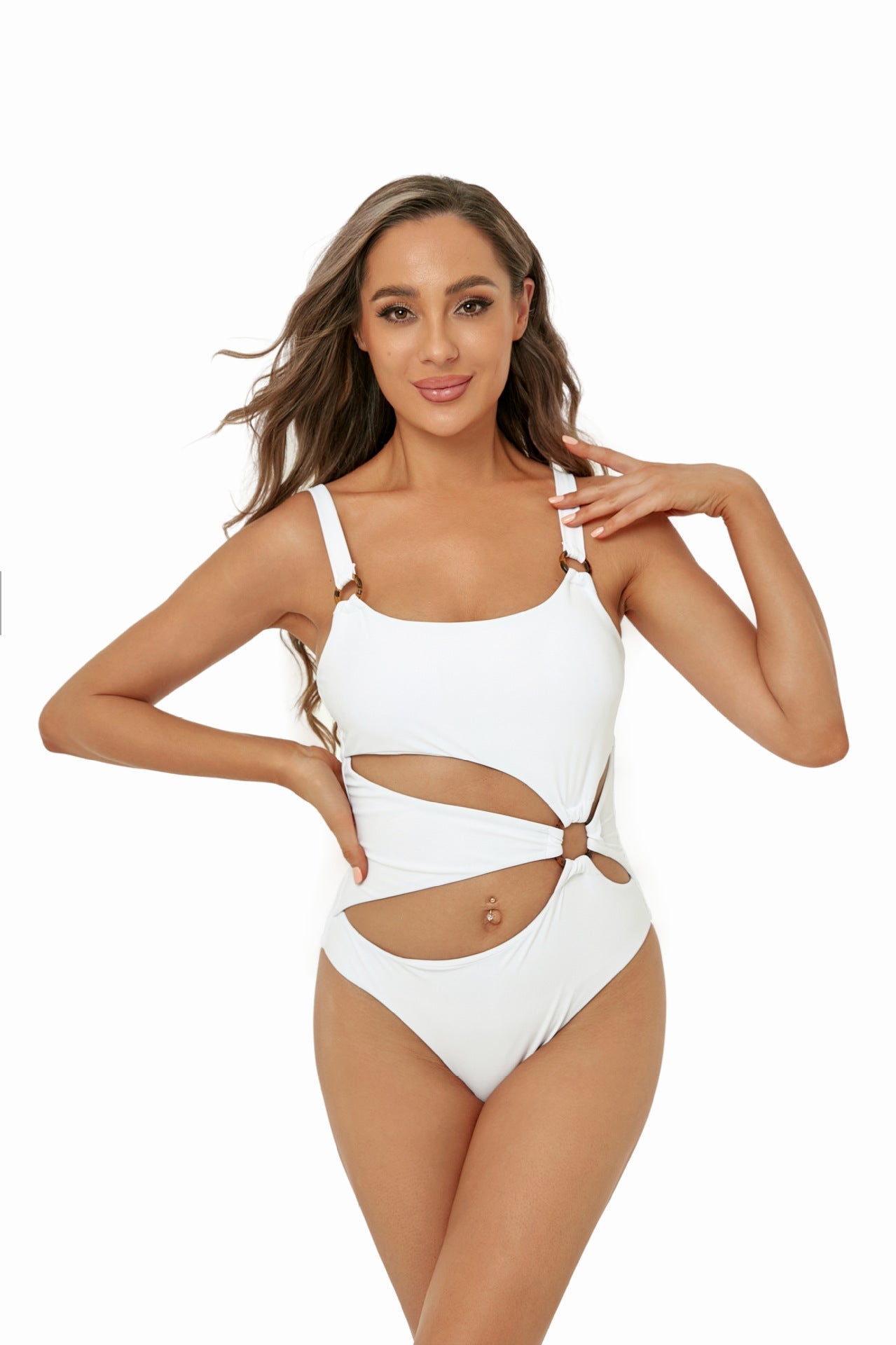 Women Sling Halter Bikini Swimsuit One Piece Sexy Triangle One Piece Swimsuit Bella Mia