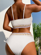 High Waist Bikini Women's Split Swimsuit Tube Top Swimsuit Bikini Bella Mia