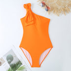 Sexy Swimsuit Women Spring One-Shoulder Swimsuit Chiffon Split Beach Skirt Set Bella Mia