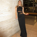 Summer Sleeveless Sexy Lace Stitching Maxi Dress Elegant Slim Fit Dress Bella Mia
