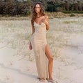 Summer Beach Dress Women Solid Color Sexy Knitted Hollow Out Beach Bikini Swimsuit Blouse Sun Protective Clothing Crochet hook Bella Mia