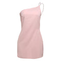 Spring Women Clothing Sexy Slim Fit Backless Hip Bag Pearl Chain Dress Bella Mia