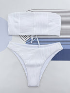 Swimsuit Three Dimensional Striped Fabric Sexy Bikini Swimsuit Bella Mia