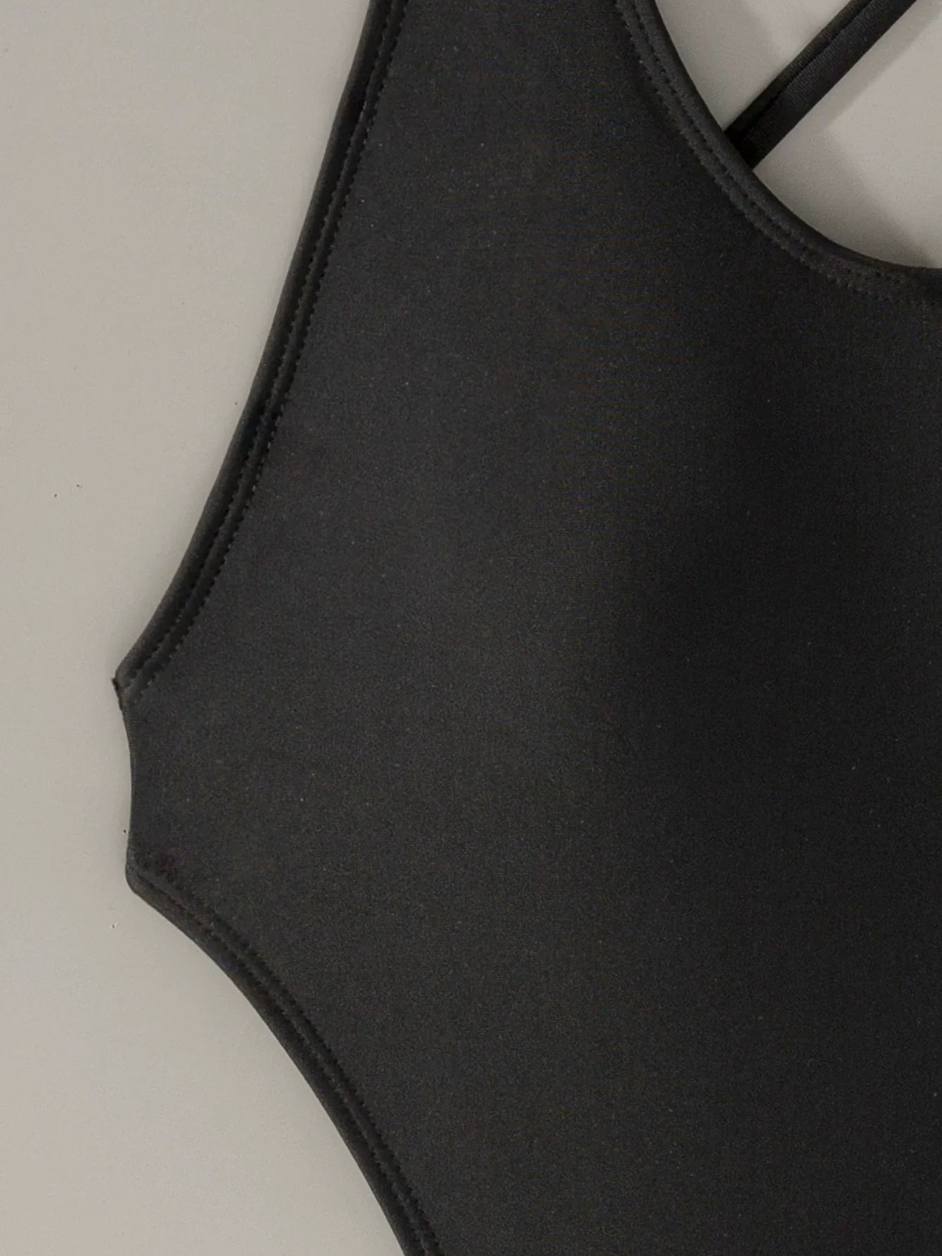 Fashion Women's Sexy Open Back Cross T-Back One-Piece Bikini Swimsuit Sexy Net Red High Harpoon Trousers Bikini