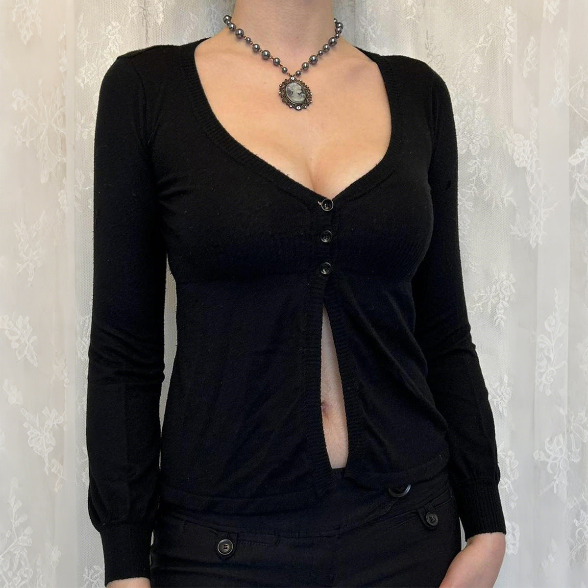 Sexy Advanced Long Sleeved Sweater Woolen Women Clothing Autumn Bella Mia