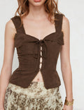Sleeveless Women Top Loose Adult Lady like Woman Young Design Niche Sexy Top Bella Mia