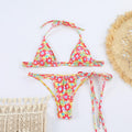 Strap Split Swimsuit Women Printed Sexy Banded Bikini Bella Mia