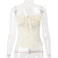 Women Clothing Summer Sexy French Sexy off Neck Wrapped Chest Vest Top for Women Bella Mia