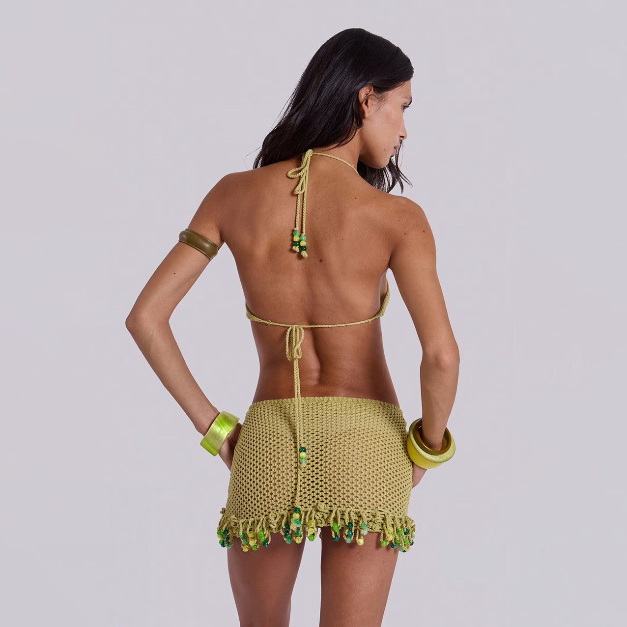 Solid Color Casual Comfortable Beach Swimsuit Beach Blouse