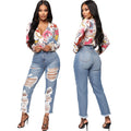 Women Clothing Casual Digital Printing Multi-Color Women Shirt Bella Mia