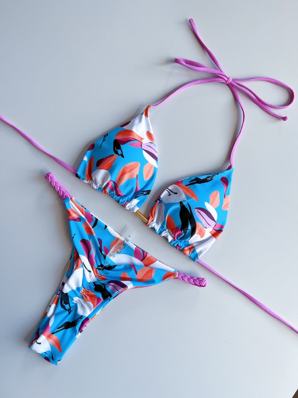Bikini Suit Split Braid Rope Bikini Swimsuit Women Swimsuit Bella Mia
