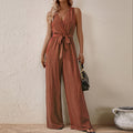 Sleeveless Jumpsuit Arrival High Waist with Straps Sleeveless Jumpsuit Casual Bella Mia