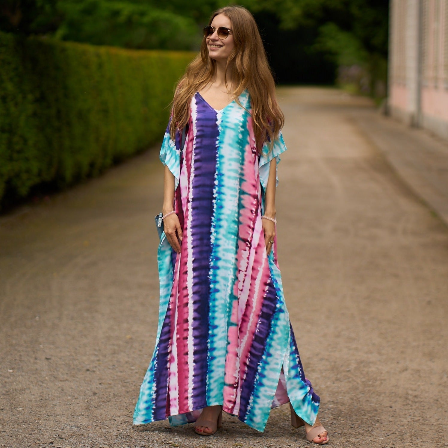 Rayon Printed Robe Vacation Casual Beach Bikini Cover 11 Colors Bella Mia