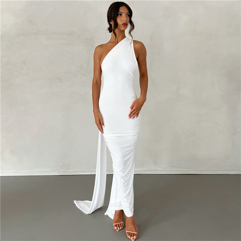 Summer Women Clothing Sexy Backless Halter Sheath Slim Fit Evening Dress Dress for Women Bella Mia