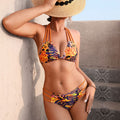 Swimsuit Goddess Printed Sexy Hollow Out Cutout Western Bikini Swimsuit Bella Mia