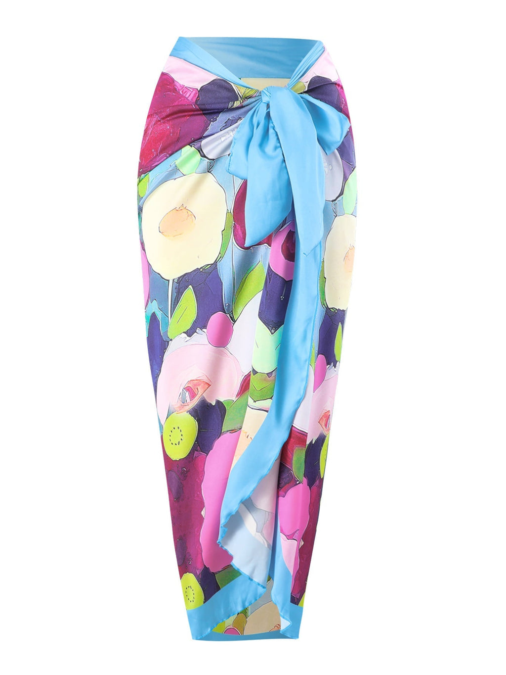 Two Piece Set Swimsuit Cross Belly Covering Printed Backless Sheath Dress Swimsuit Bella Mia