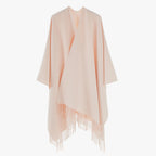 Solid Color Cashmere like Tassel Large Split Shawl Warm Monochrome Cape Plain Shawl Bella Mia