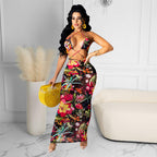 Women Clothing Maxi Dress for Women Sexy Lace up Hollow Out Cutout Mesh See through Dress Bella Mia