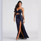 Women Cocktail Nightclub Club Beaded Elegant Sequ Dress Bella Mia