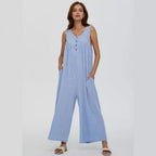 Autumn Winter Women Fresh Casual Women Pocket Jumpsuit Bella Mia