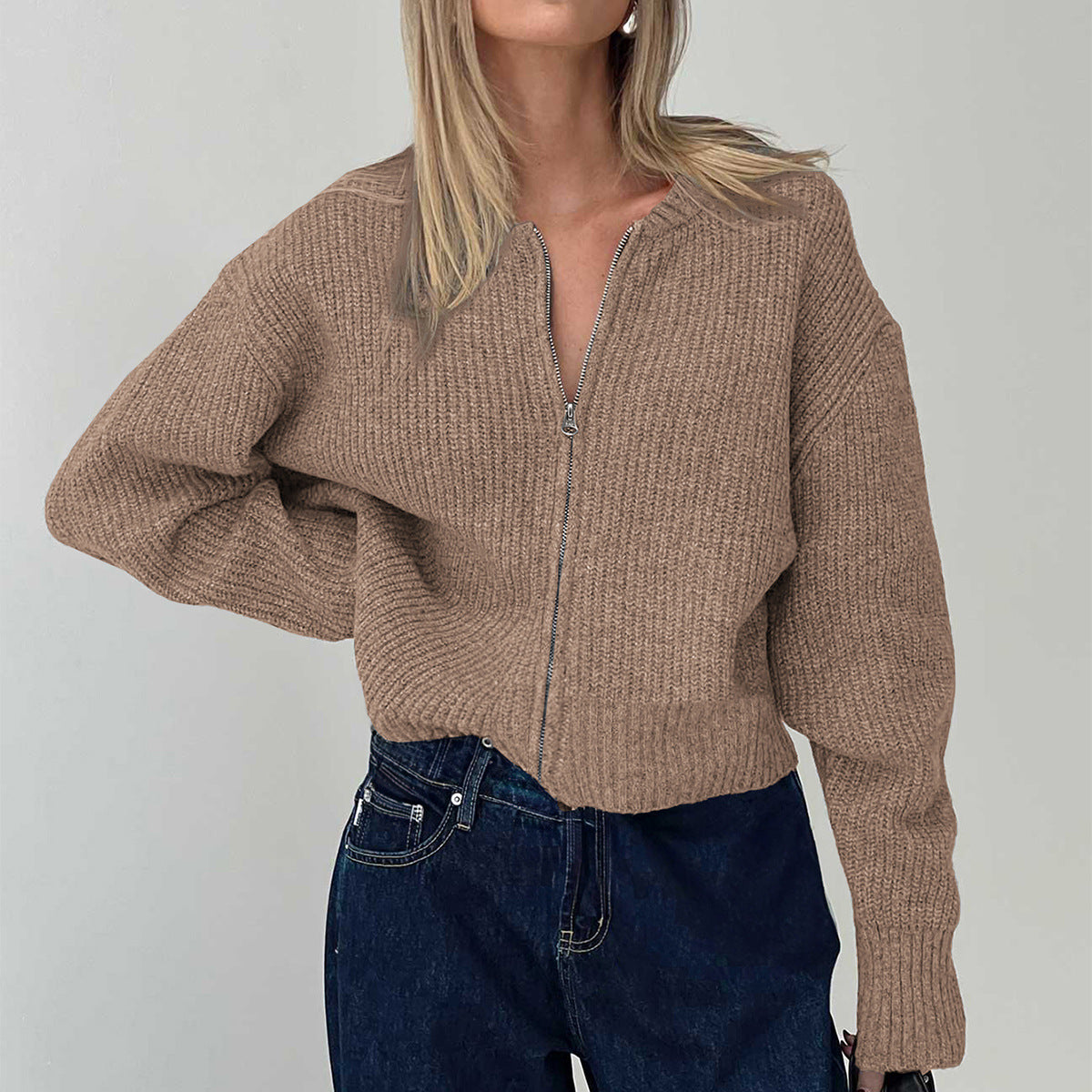 Casual Minimalist Long Sleeve Inner Wear Sweater Woolen Women Clothing Autumn Winter Bella Mia