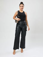 Women Clothing High Grade Sexy Comfortable Vest Design Backless Top Black T Shirt Bella Mia