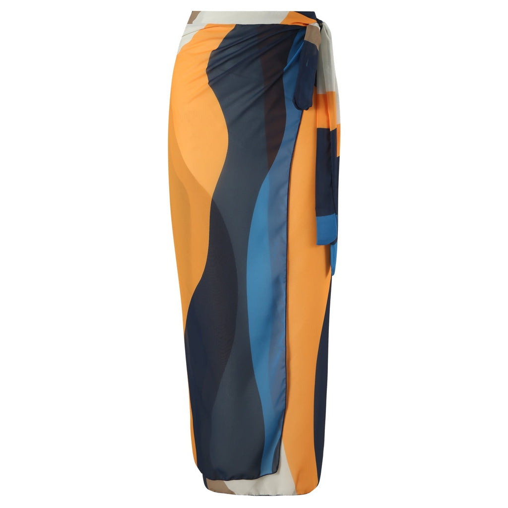 One Piece Triangle Swimsuit Sexy Swimsuit Sexy Belt Wrap Skirt Bella Mia