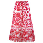 Spring Sexy Swimsuit Women Conservative Warm Printed Swimsuit Wrap Skirt Set Bella Mia