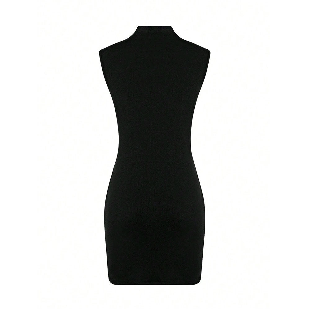 Women French Intellectual Dress Summer Sweet Spicy High Waist Hip Wrapped Dress