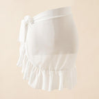 Chiffon Printed Beach Cover up Sexy Slit Skirt Vacation Skirt Beach Cover Up Women Bella Mia