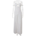 Women Clothing Summer off Shoulder Sexy Vacation Slim Fit Dress Women Bella Mia