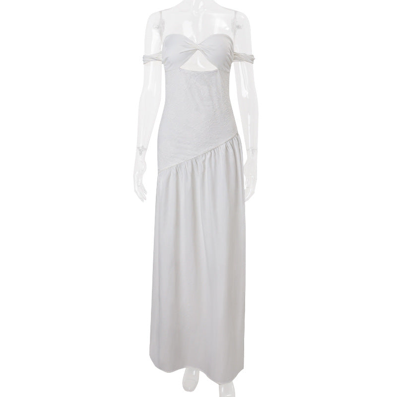 Women Clothing Summer off Shoulder Sexy Vacation Slim Fit Dress Women Bella Mia