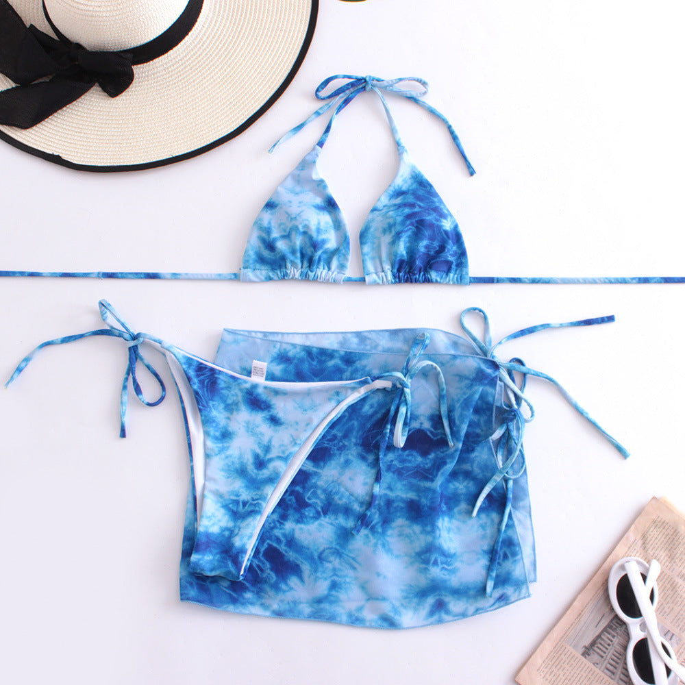 Swimsuit Three Piece Beach Skirt Swimsuit Women Bikini Printed Swimsuit Bella Mia